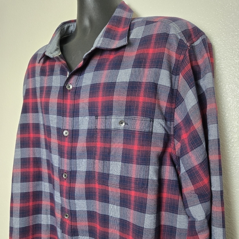 Tommy Bahama Men’s Canyon Beach Cozy Stretch Flannel Plaid size XXL - Picture 6 of 16